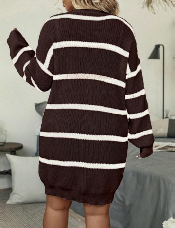 Cardigan Shein Curve+, mix culori