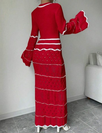 Rochie maxi Shein, roșu