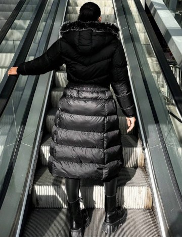 Geacă Shein Curve+, negru