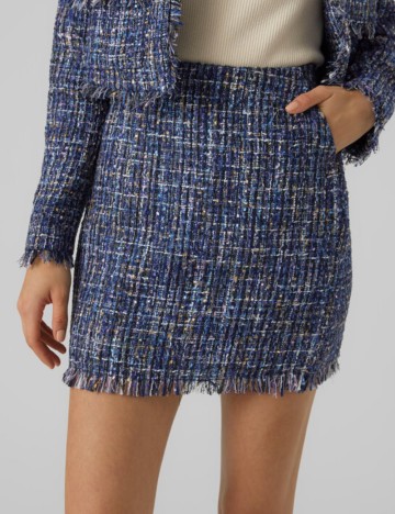 Fustă mini Vero Moda, albastru