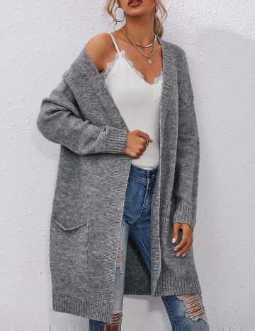Cardigan Shein, gri