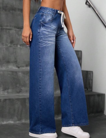 Jeans Shein, albastru