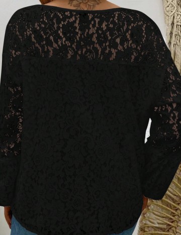 Cămașă Shein Curve+, negru