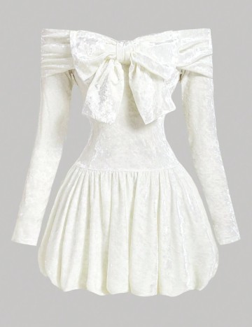 Rochie mini Shein, alb