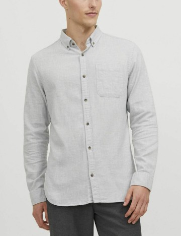Cămașă Jack & Jones, gri