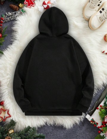 Hanorac Shein MANFINITY, negru