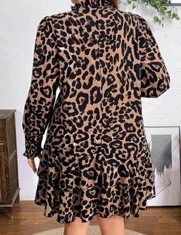 Rochie mini Shein Curve+, mix culori