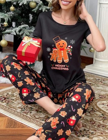 Compleu pijamale Shein, mix culori