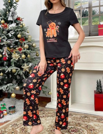 Compleu pijamale Shein, mix culori