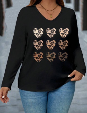 Bluză Shein Curve+, negru