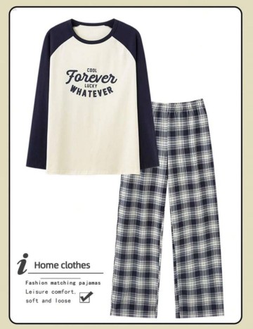 Compleu pijamale Shein, mix culori