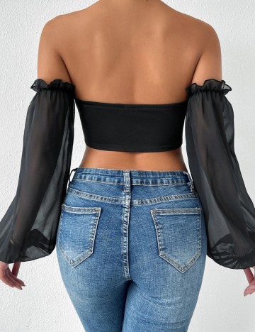 Top Shein, negru