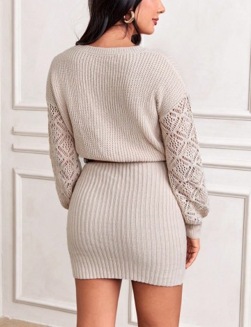 Rochie mini Shein, bej