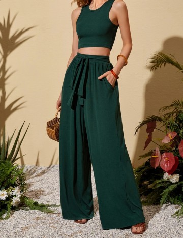 Pantaloni Shein, verde