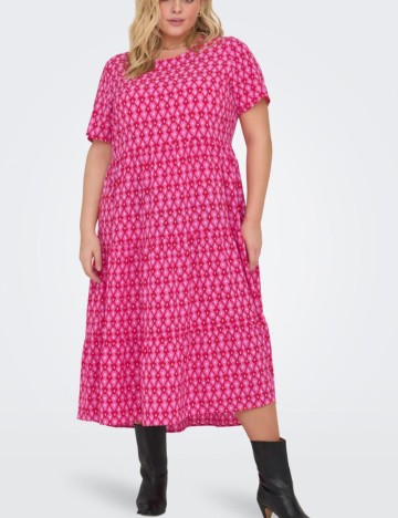 Rochie midi Only, mix culori