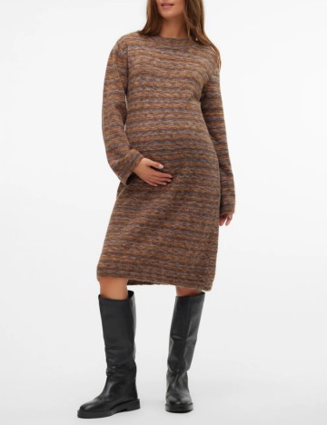 Rochie midi Mamalicious, mix culori