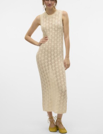 Rochie midi Vero Moda, crem