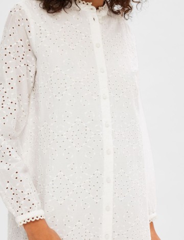 Rochie mini Selected, alb