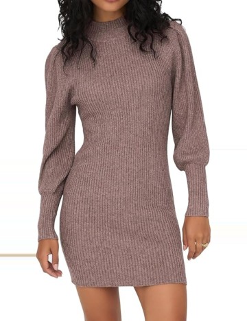 Rochie tricotată Only, roz