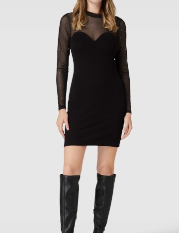 Rochie mini Noisy May, negru