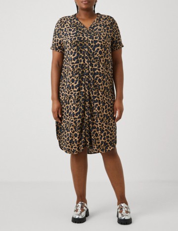 Rochie midi Only, mix culori