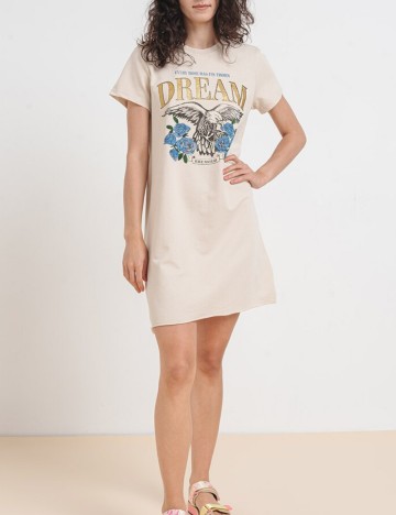 Rochie mini Only, bej
