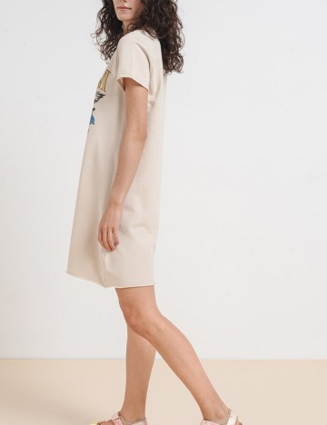 Rochie mini Only, bej
