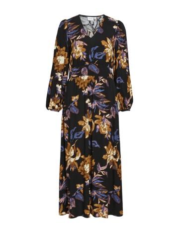 Rochie midi Vila, mix culori