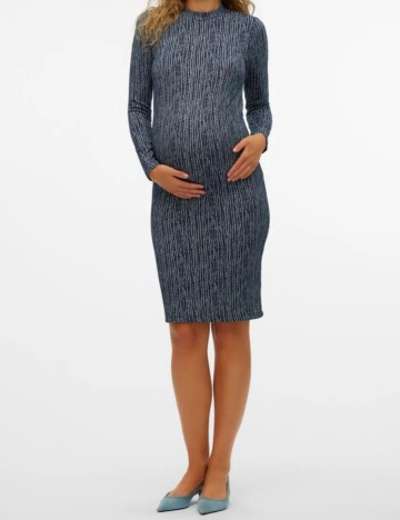 Rochie midi Mamalicious, mix culori