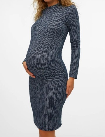 Rochie midi Mamalicious, mix culori