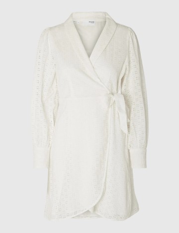 Rochie mini Selected, alb