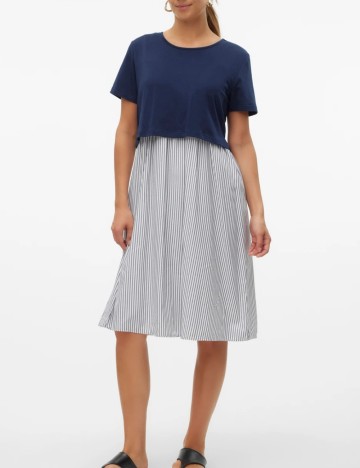 Rochie mini Mamalicious, mix culori