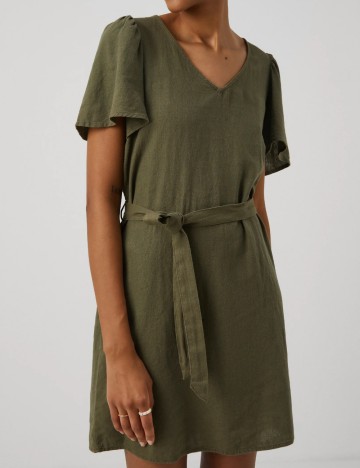 Rochie mini Jdy, kaki