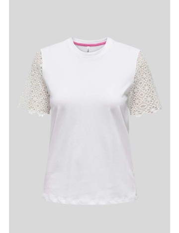 Tricou Only, alb