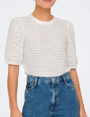 Tricou Only, alb