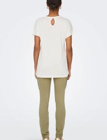 Tricou Only, alb
