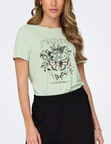Tricou Only, verde