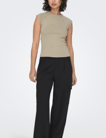 Tricou Only, bej