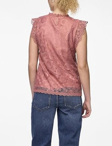 Tricou Pieces, roz