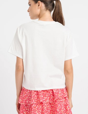 Tricou Only, alb