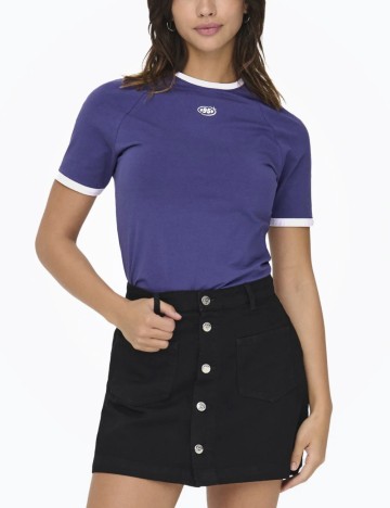 Tricou Only, albastru