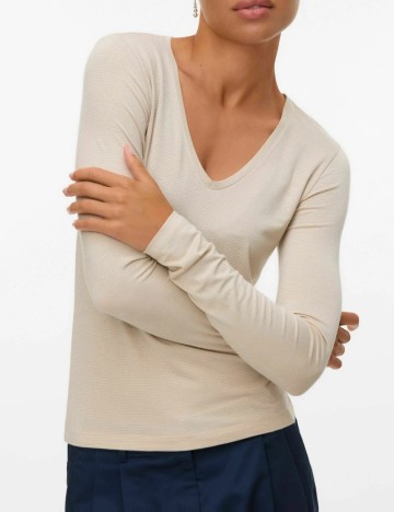Bluză Vero Moda, crem