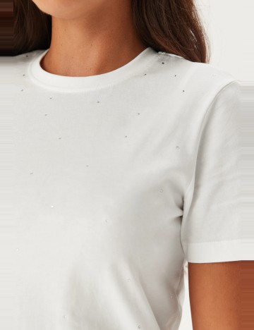 Tricou Only, alb