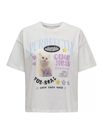 Tricou Only, alb