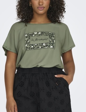 Tricou Only, verde
