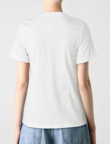 Tricou Only, alb