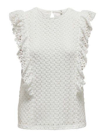 Tricou Only, alb
