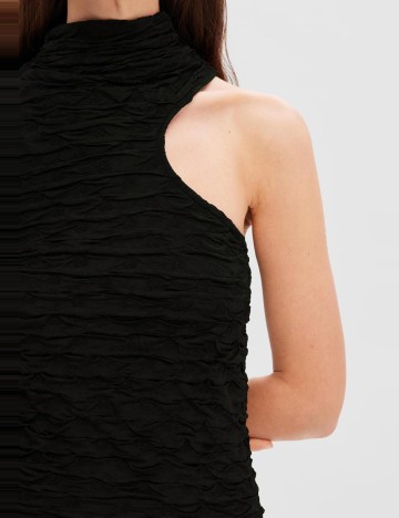 Rochie maxi Selected, negru