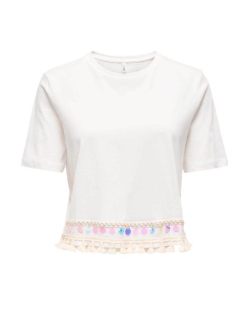 Tricou Only, alb