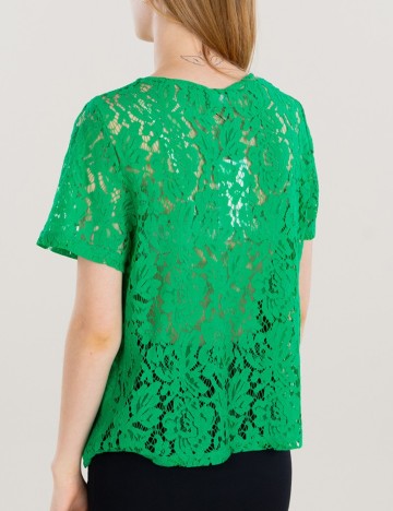 Cămașă cu mânecă scurtă Only, verde